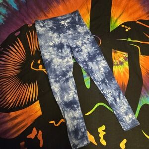 Garage Blue Tie-Dye Leggings
